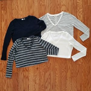 GAP Long-Sleeve Sweater Shirt Bundle
